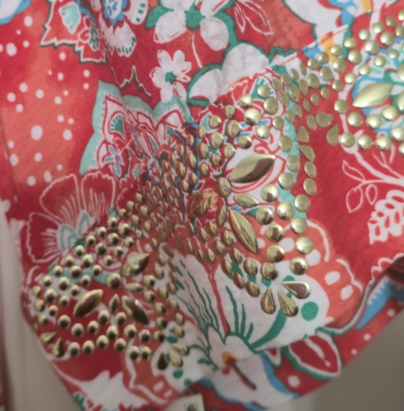 Ruby Rd. Colorful Floral Tunic - Picture 3 of 7